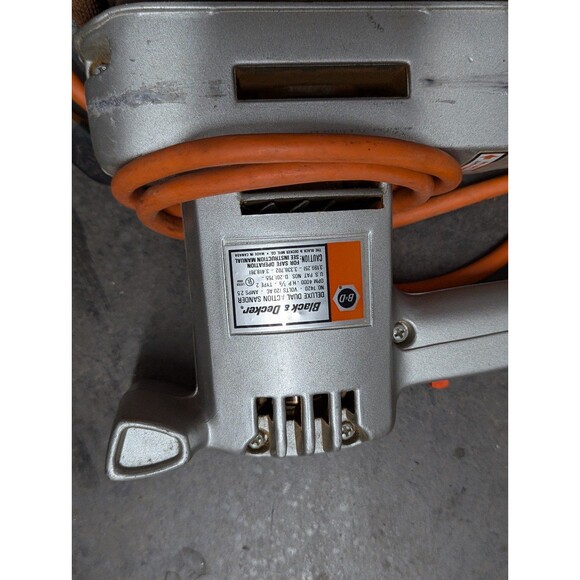 Black & Decker Deluxe Dual Action Sander #7420 Vintage AS IS Not Tested - Picture 6 of 11